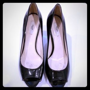 Classic Prada Patent Leather Heels